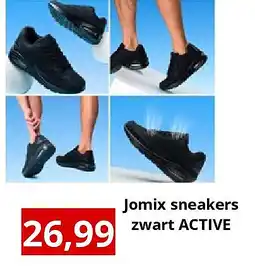NH Market Jomix sneakers zwart ACTIVE aanbieding