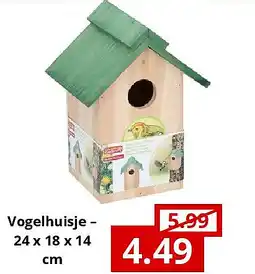 NH Market Vogelhuisje – 24 x 18 x 14 cm aanbieding