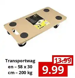 NH Market Transportwag en – 58 x 30 cm – 200 kg aanbieding