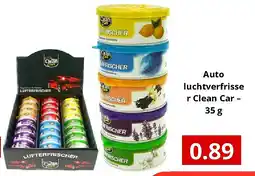 NH Market Auto luchtverfrisse r Clean Car – 35 g aanbieding