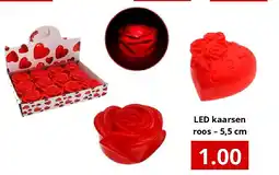 NH Market LED kaarsen roos – 5,5 cm aanbieding