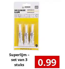 NH Market Superlijm – set van 3 stuks aanbieding