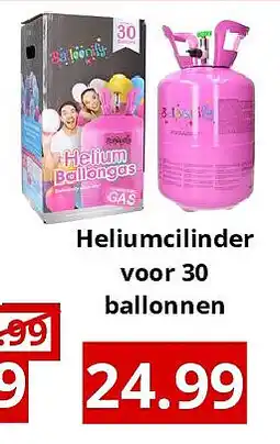 NH Market Heliumcilinder voor 30 ballonnen aanbieding