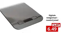 NH Market Digitale weegschaal – roestvrij staal aanbieding