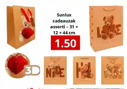 NH Market Sunlux cadeauzak assorti – 31 × 12 × 44 cm aanbieding
