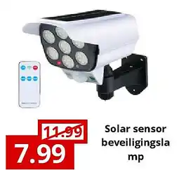 NH Market Solar sensor beveiligingsla mp aanbieding