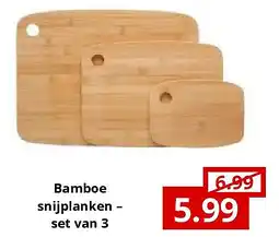 NH Market Bamboe snijplanken – set van 3 aanbieding