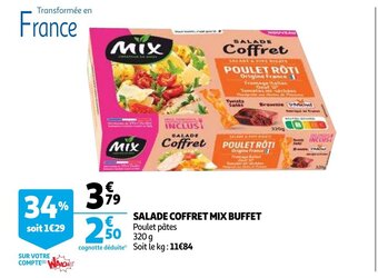 Auchan Salade Coffret Mix Buffet aanbieding