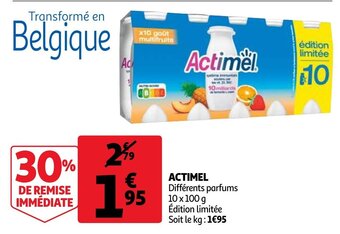 Auchan Actimel aanbieding