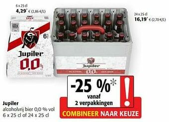 Colruyt Jupiler alcoholvrij bier aanbieding