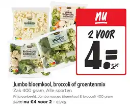 Jumbo Jumbo bloemkool, broccoli of groentenmix aanbieding
