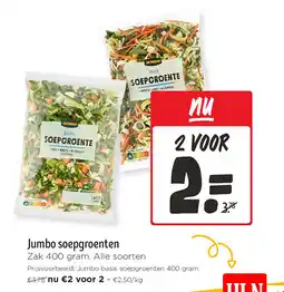Jumbo Jumbo soepgroenten aanbieding