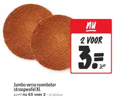 Jumbo Jumbo verse roomboter stroopwafel XL aanbieding