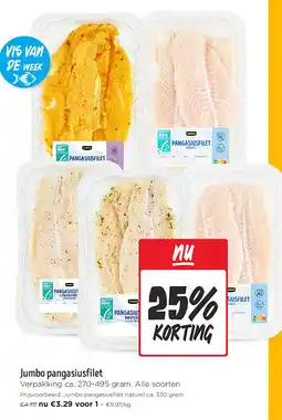 Jumbo Jumbo pangasiusfilet aanbieding