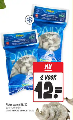 Jumbo Fisker scampi 16/20 aanbieding