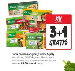 Jumbo Knorr bouillon original, finesse & jelly aanbieding