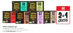 Jumbo Jumbo’s nespresso cups aanbieding