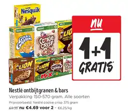 Jumbo Nestlé ontbijtgranen & bars aanbieding