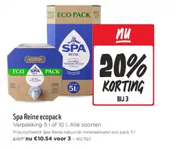 Jumbo Spa Reine ecopack aanbieding