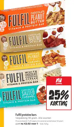 Jumbo Fulfil proteïne bars aanbieding