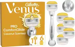 Coolblue GilletteVenus Pro ComfortGlide + 6 Recharges de Rasoir aanbieding