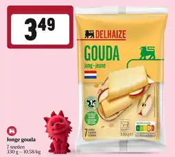 Delhaize Jonge gouda 7 sneden aanbieding