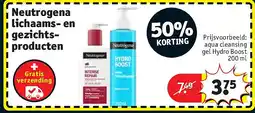 Kruidvat Neutrogena lichaams- en gezichtsproducten aanbieding