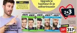 Kruidvat 5 x snor - baard Donkerbruin aanbieding