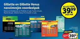 Kruidvat Gillette voordeelpak Fusion 16-pak aanbieding