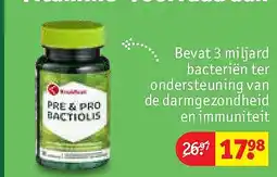Kruidvat Kruidvat Pre & Pro Bactiolis Capsules aanbieding