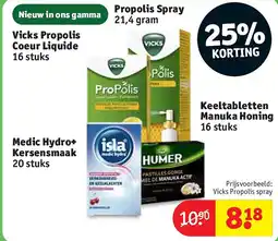 Kruidvat Vicks Propolis spray aanbieding