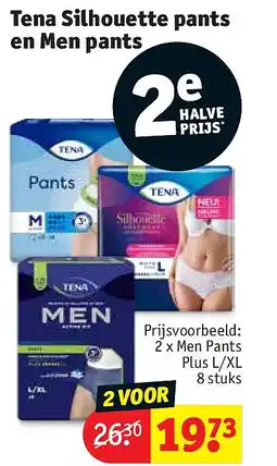 Kruidvat 2 x Men Pants Plus L/XL 8 stuks aanbieding