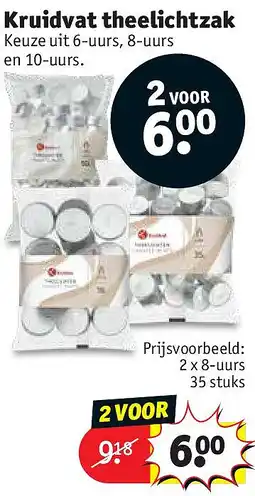 Kruidvat 2 x 8-uurs 35 stuks aanbieding