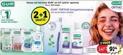Kruidvat 3 x GUM ORTHO tandenborstel aanbieding