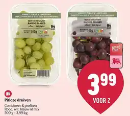 Delhaize Pitloze druiven aanbieding
