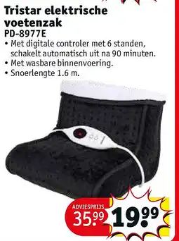 Kruidvat Tristar elektrische voetenzak aanbieding
