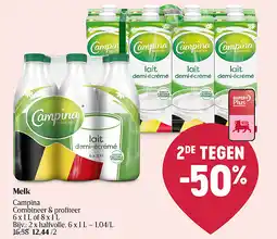 Delhaize Melk aanbieding