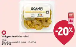 Delhaize Wokgarnalen (behalve bio) aanbieding