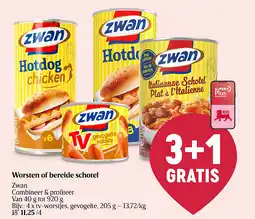Delhaize Worsten of bereide schotel aanbieding