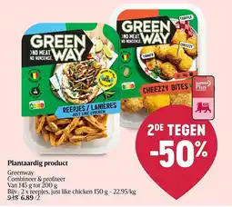 Delhaize Greenway Plantaardig product aanbieding