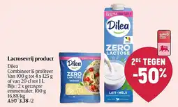 Delhaize Dilea Lactosevrij product aanbieding