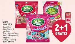 Delhaize Lutti Fizz Zure snoepjes aanbieding