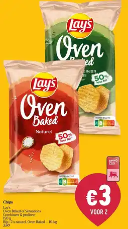 Delhaize Lay's Chips Oven Baked of Sensations aanbieding