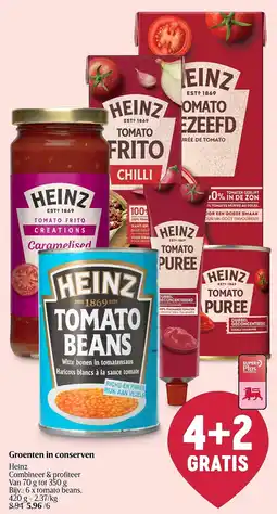 Delhaize Heinz Groenten in conserven aanbieding