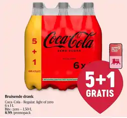 Delhaize Coca-Cola - Regular, light of zero Bruisende drank aanbieding