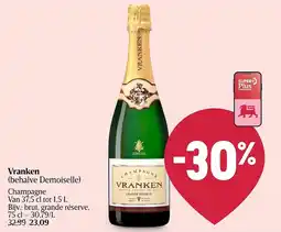 Delhaize Champagne Vranken aanbieding