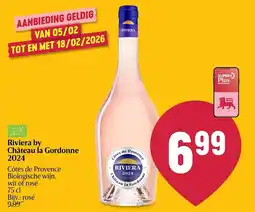 Delhaize Côtes de Provence Riviera by Château la Gordonne 2024 aanbieding