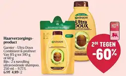 Delhaize Garnier - Ultra Doux Haarverzorgings product aanbieding
