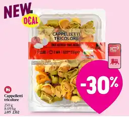 Delhaize Cappelletti tricolore aanbieding