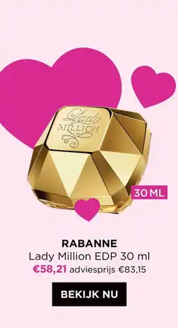 ICI PARIS XL Rabanne Lady Million EDP aanbieding